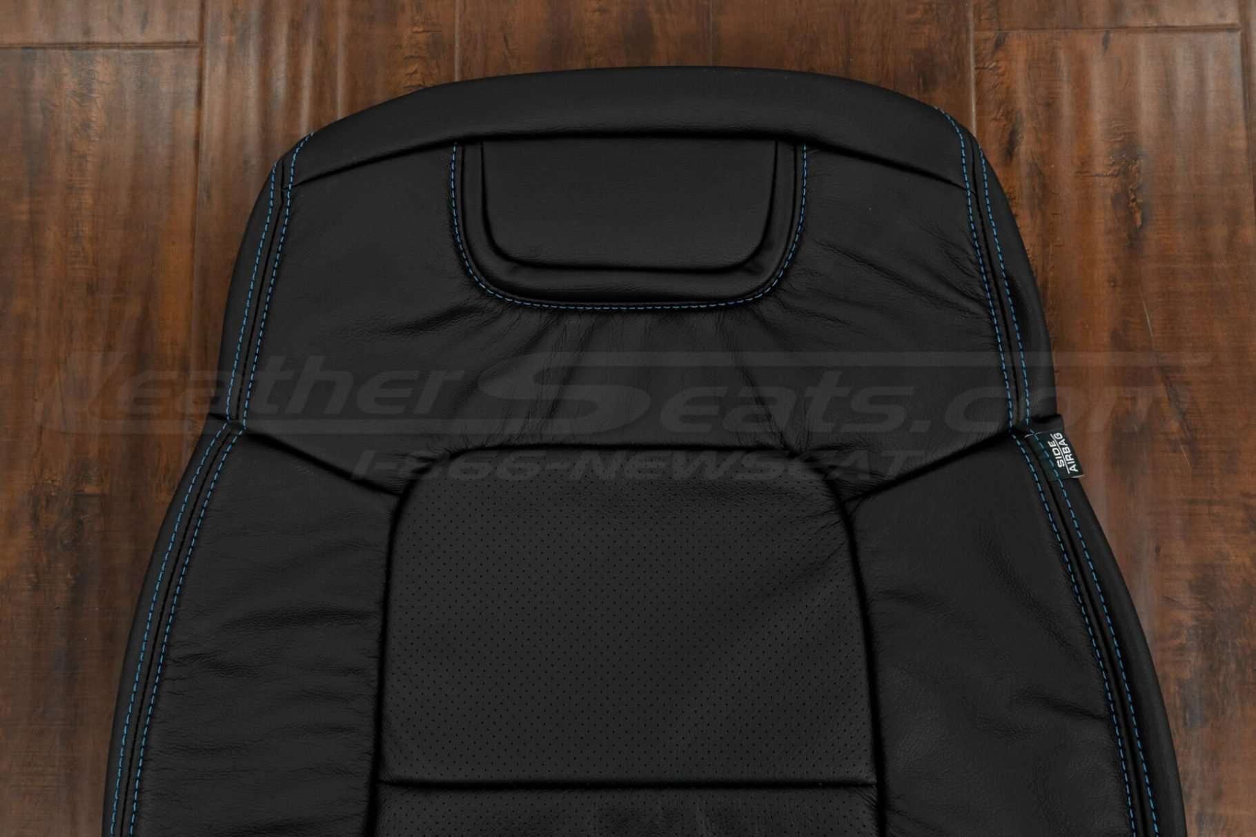 Upper section of front backrest