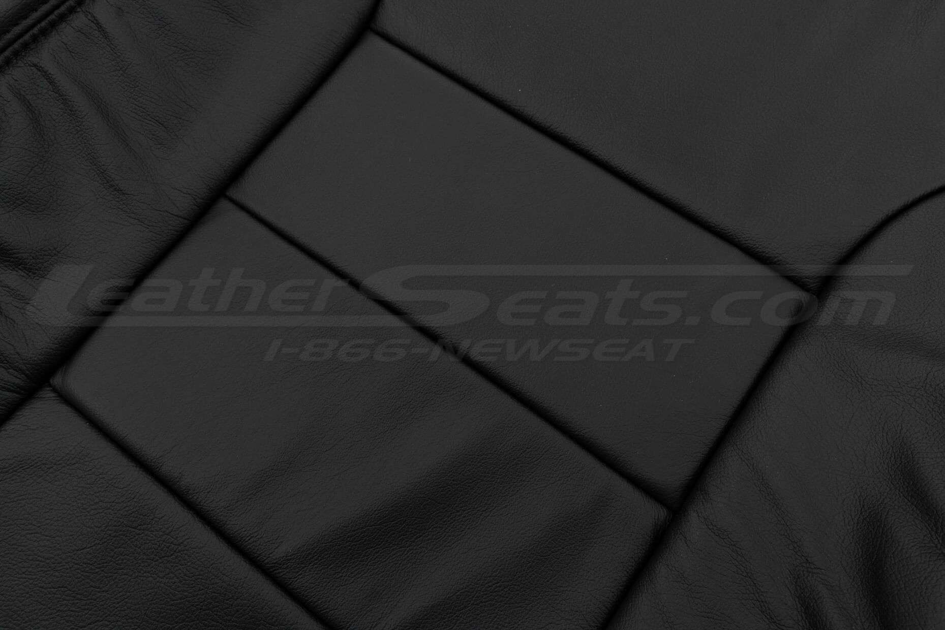 Leather texture of backrest insert section