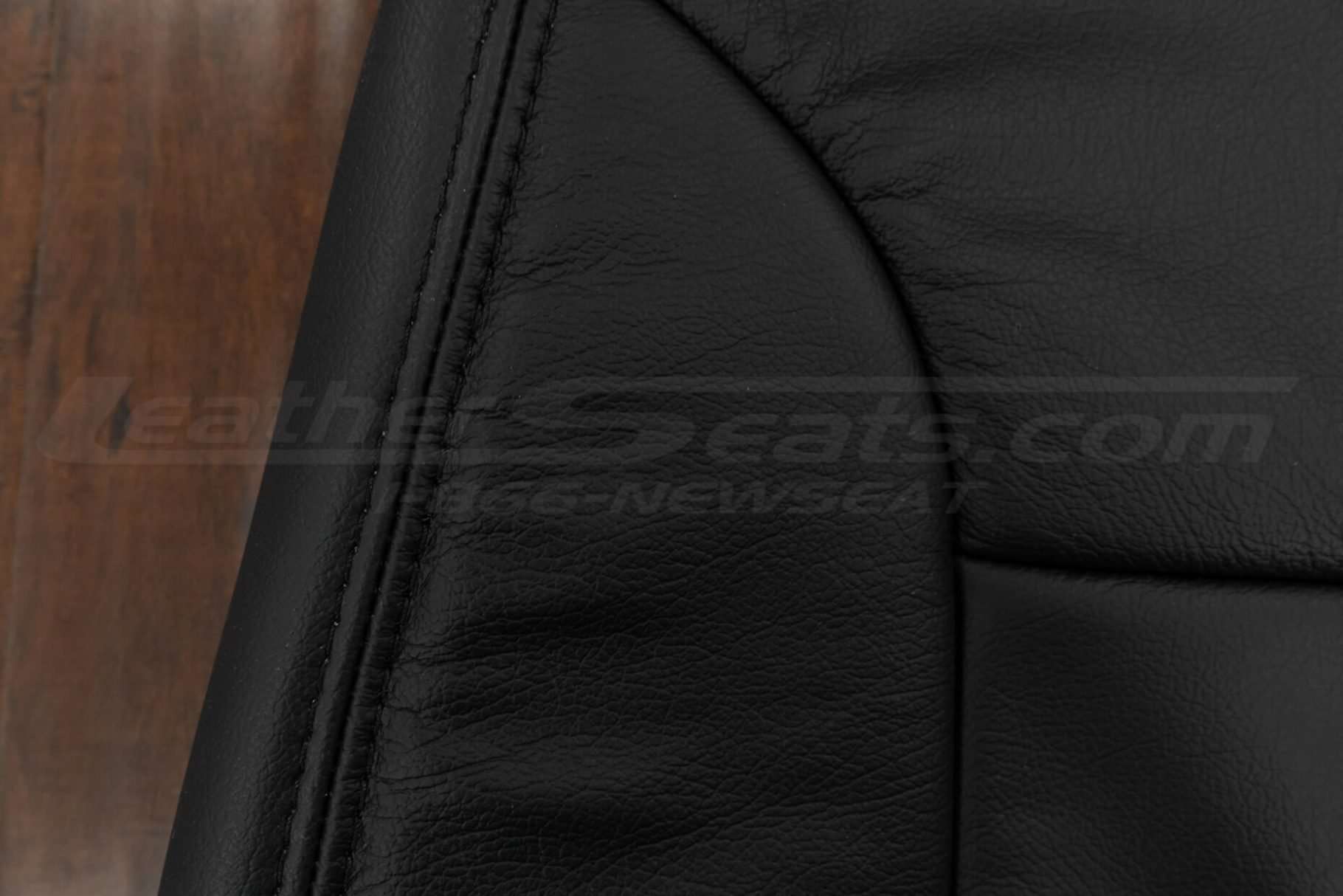 Matching double-stitching using Black thread