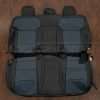 Ford Maverick eather Kit - Black/Blue - Rear seat upholstery