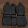Jeep Gladiator Overland Crew Cab Leather Seat Interior Kit - Black - Rear seat uphlstery