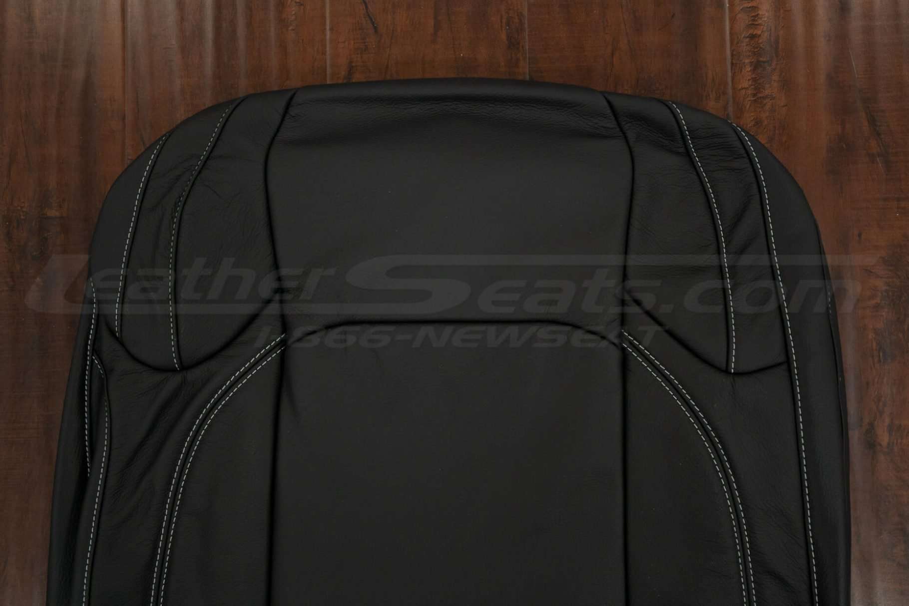 Upper section of Black backrest upholstery
