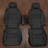 2007-2009 Honda CR-V SUV Leather Seat Interior Kit - Black - Front seat upholstery with Armrests