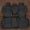 Honda CR-C Leather Sea Upholstery Kit - Black - Rear seat upholstery with 2 piece armrest