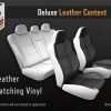 Deluxe Leather Content with vinyl rear seats