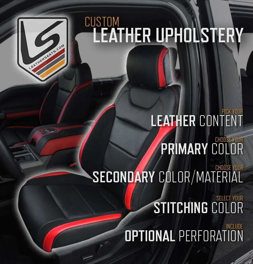 Red Leather Seat Covers, Red Leather Seats, Custom