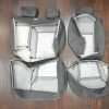 Back view of rear seat upholstery