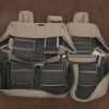 Back view of middle row upholstery