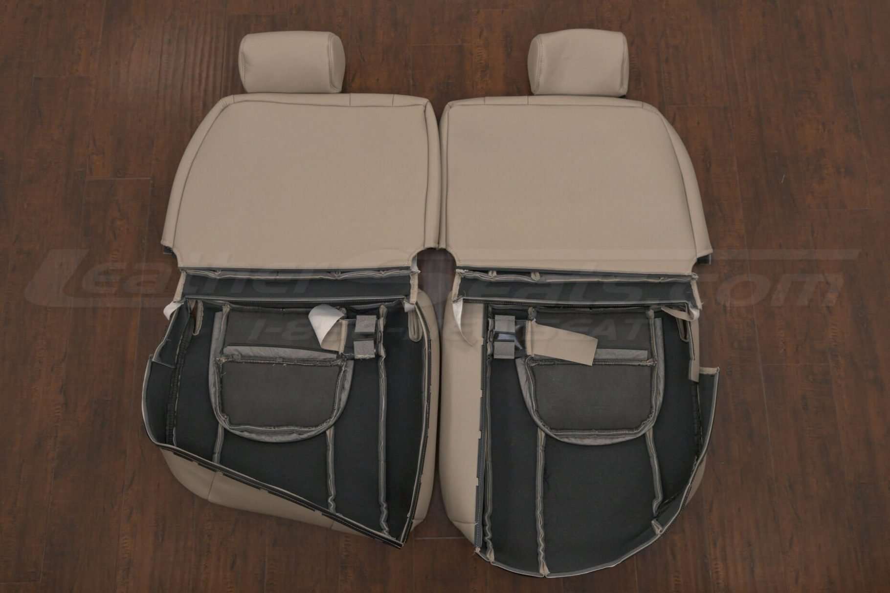 Third row upholstery flipped