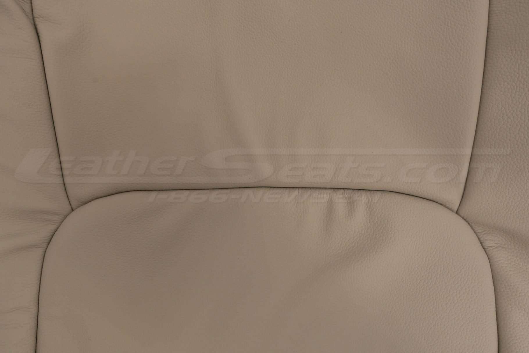 Backrest insert leather texture