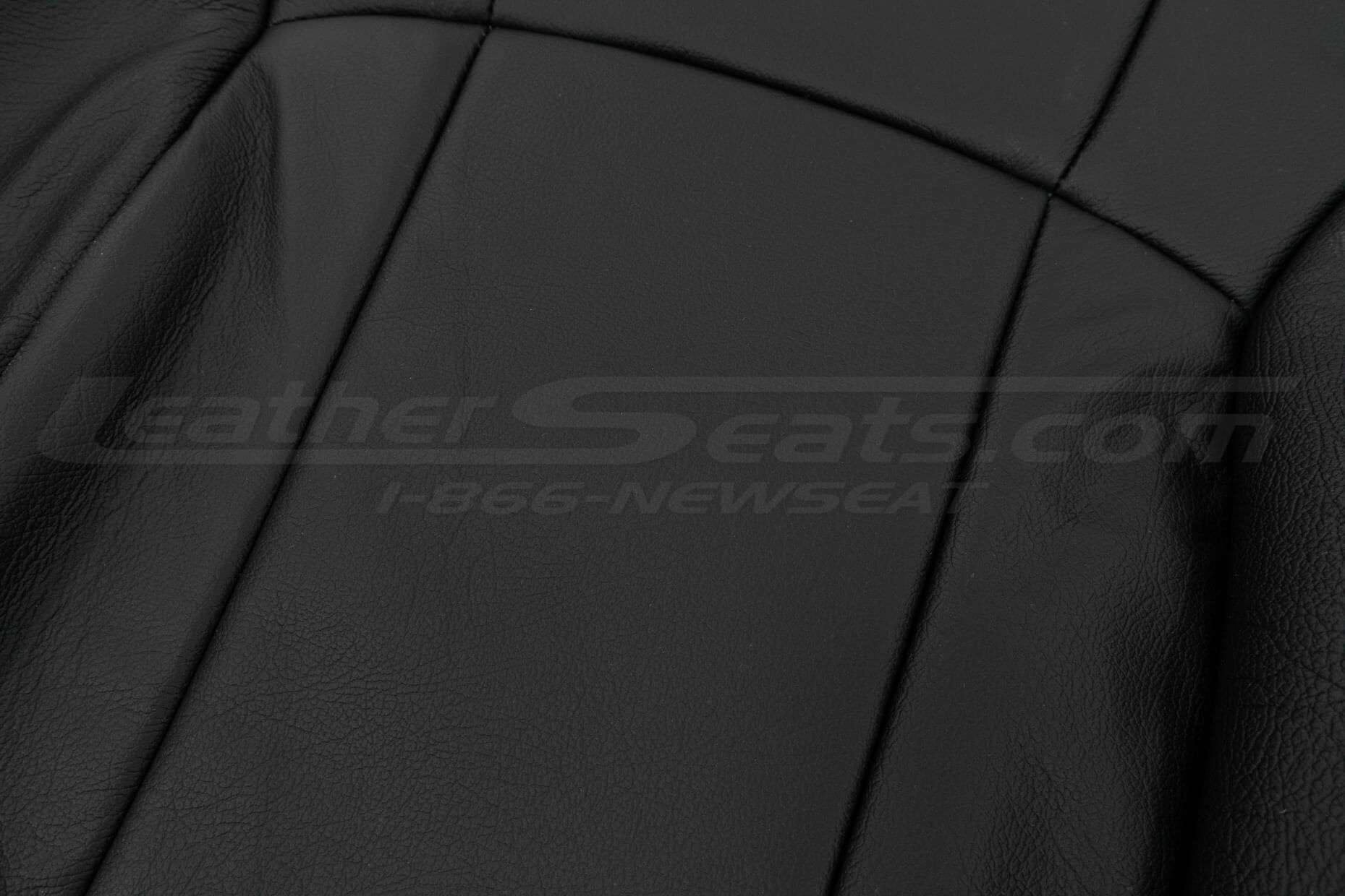 Backrest insert leather texture close-up