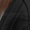 Black backrest stitching