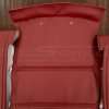 Upper section of front backrest upholstery