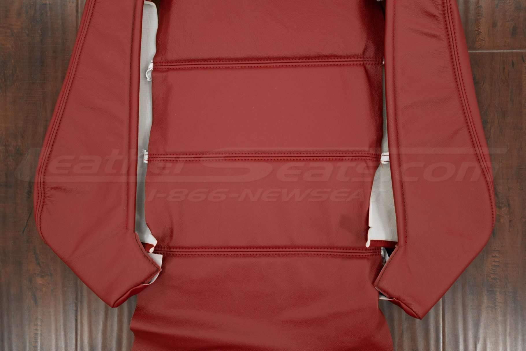 Lower section of leather backrest upholstery for BMW