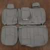 2003-2006 Chevrolet Tahoe 4Dr Leather Upholstery Kit - Smoke - Rear seat upholstery w/ Armrest
