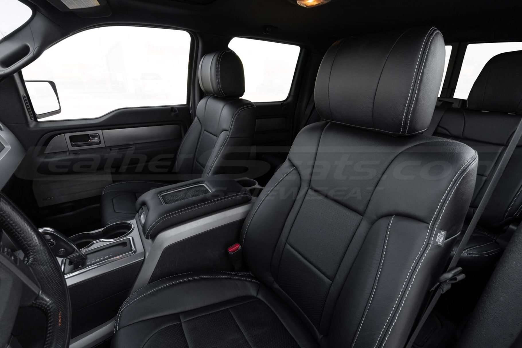 Front backrest and headrest section of Ford Raptor SuperCrew