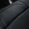 Perforated Insert section close-up on seat cushion