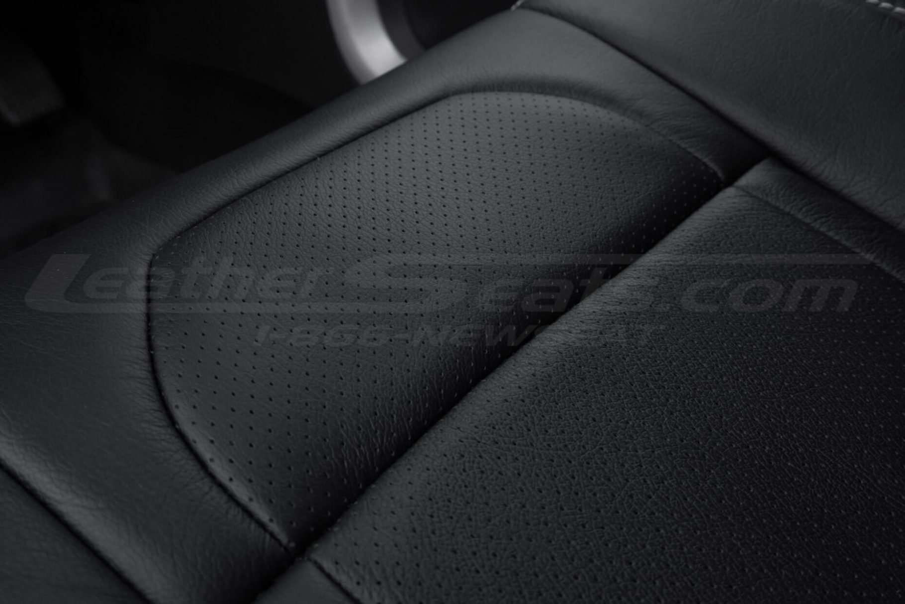Perforated Insert section close-up on seat cushion