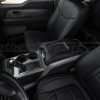 Wide view of leather charging console for Ford Raptor