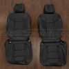2012 Ford Raptor Leather Seat Upholstery Kit - Black - Front seat upholstery