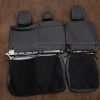 Back view of rear seat upholstery