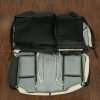 Back view of rear seat upholstery