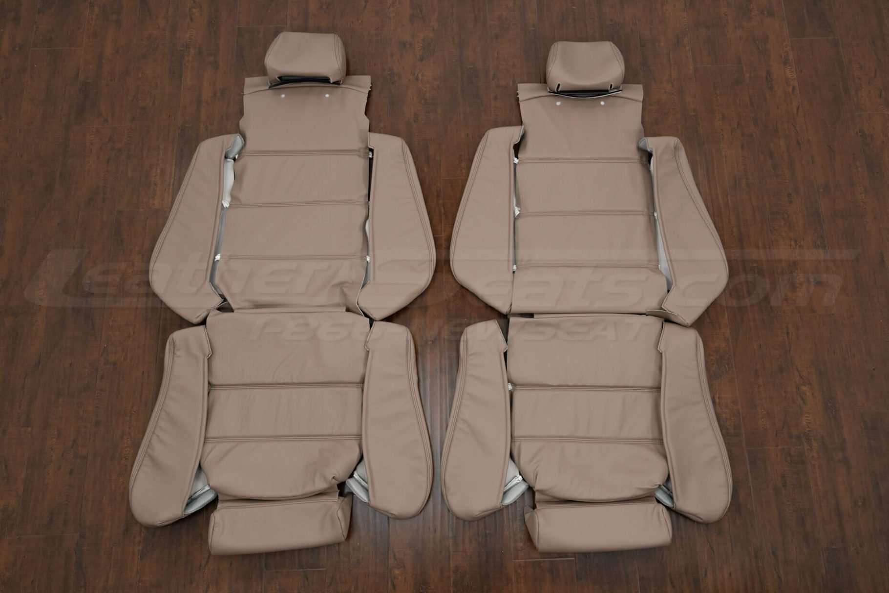 BMW 3 Series Convertible Leather Seat Interior Kit - Nutmeg - Front seat upholstery