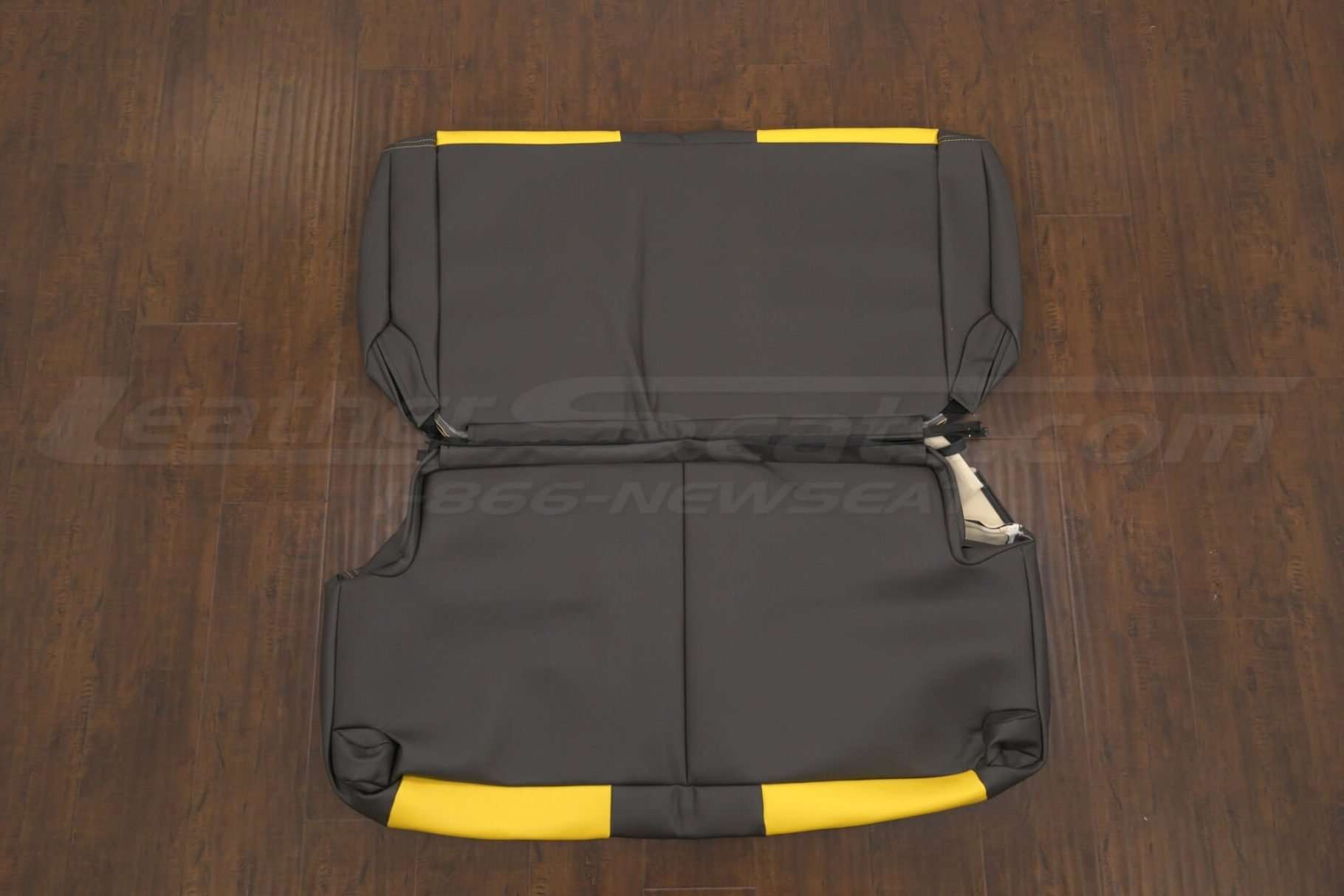 Rear seat upholstery flipped