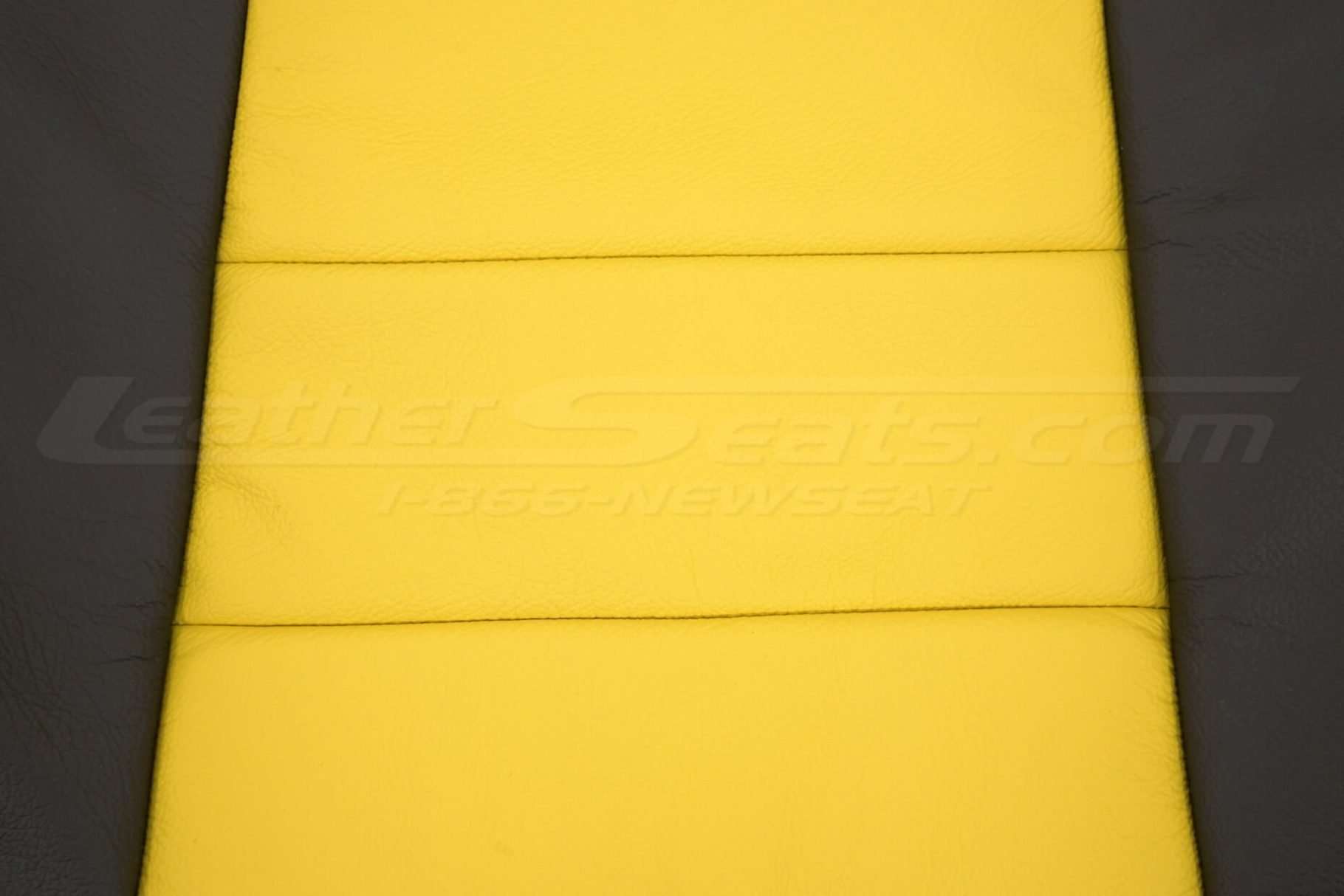 Center section of backrest upholstery in Velocity Yellow