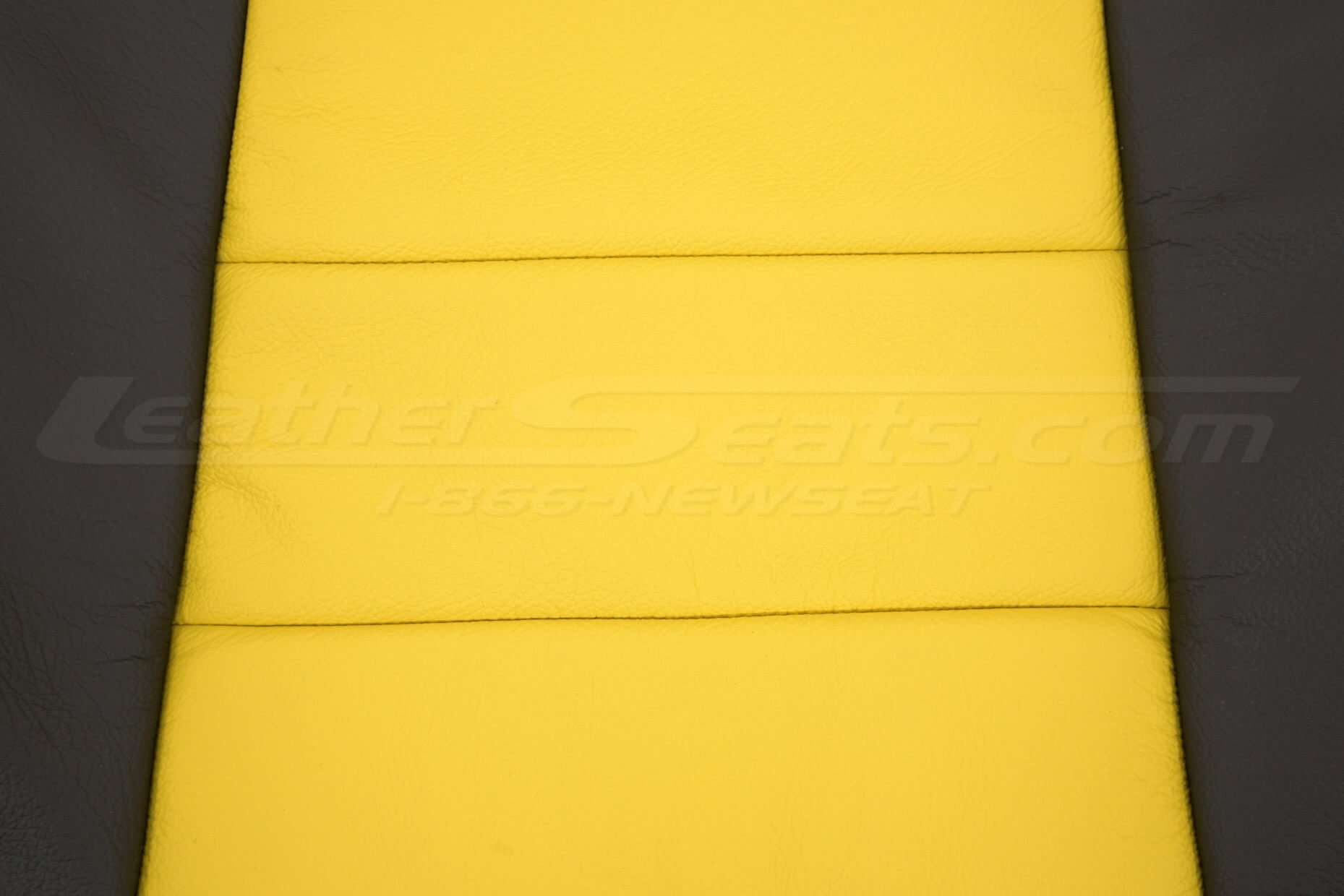 Center section of backrest upholstery in Velocity Yellow
