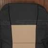Upper section of front backrest