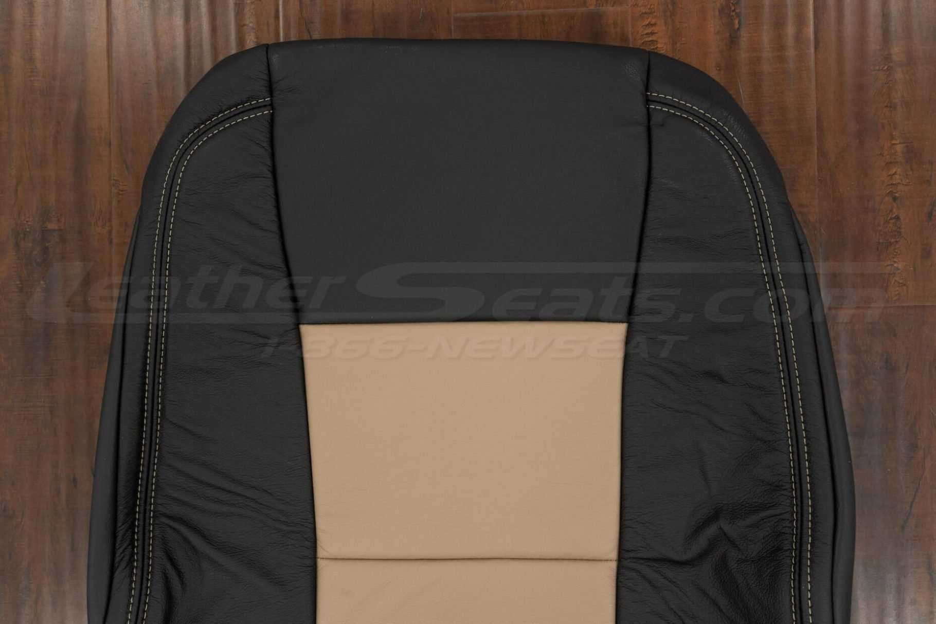 Upper section of front backrest
