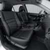 Front Passenger Honda Accord with installed Black leather seats and Dove Grey stitching