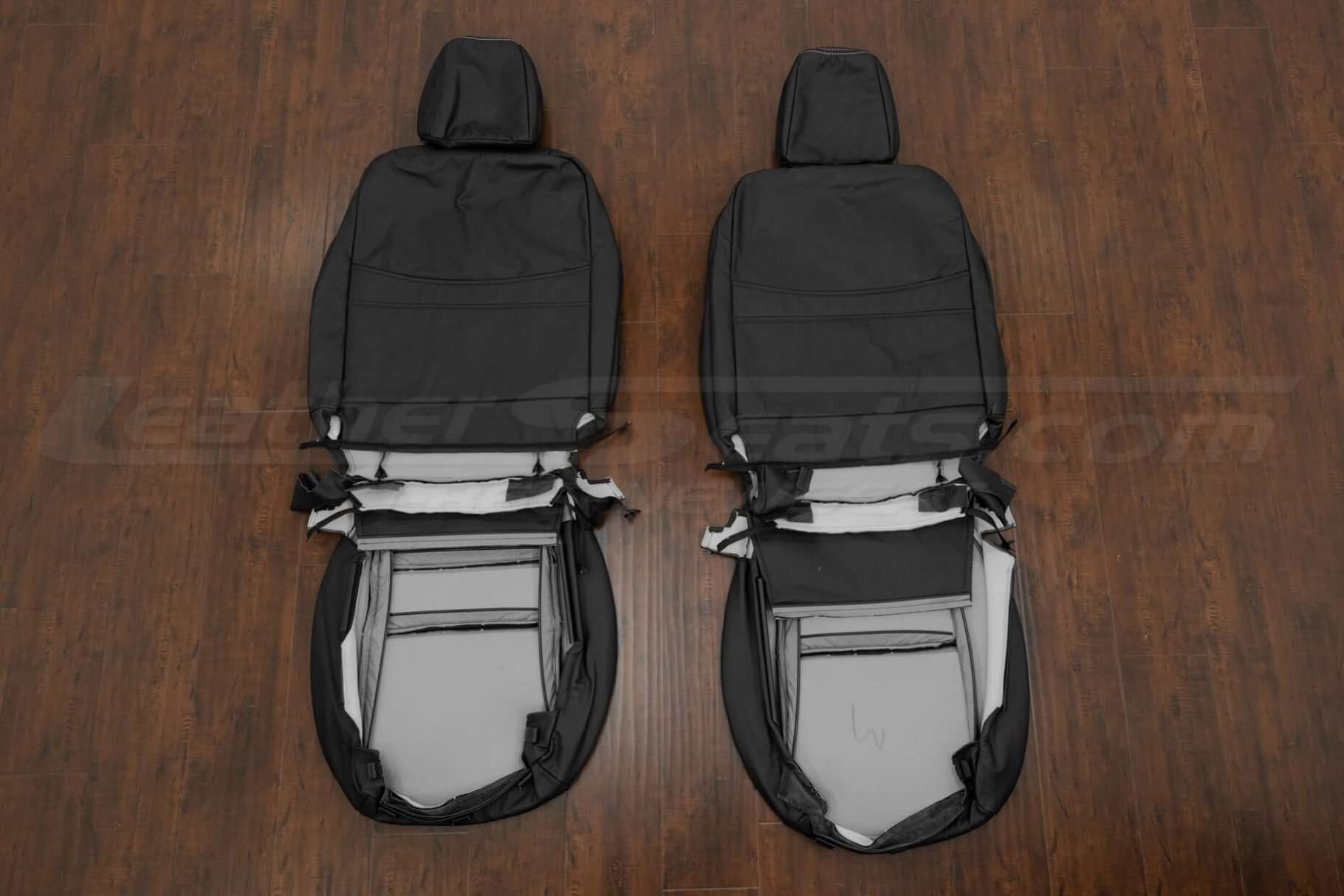 Front row upholstery flipped