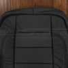 Upper section of Black backrest upholstery