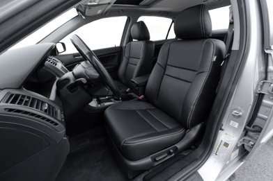 03-07 Black Accord leather seat covers
