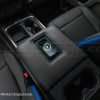 Side view of Sanctum Wireless Phone Charging Console for Ford Superduty