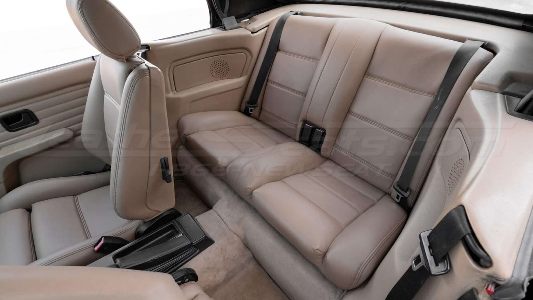 Nutmeg leather BMW seats - Driver side view