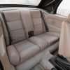 Installed leather rear seats in Nutmeg from passenger side