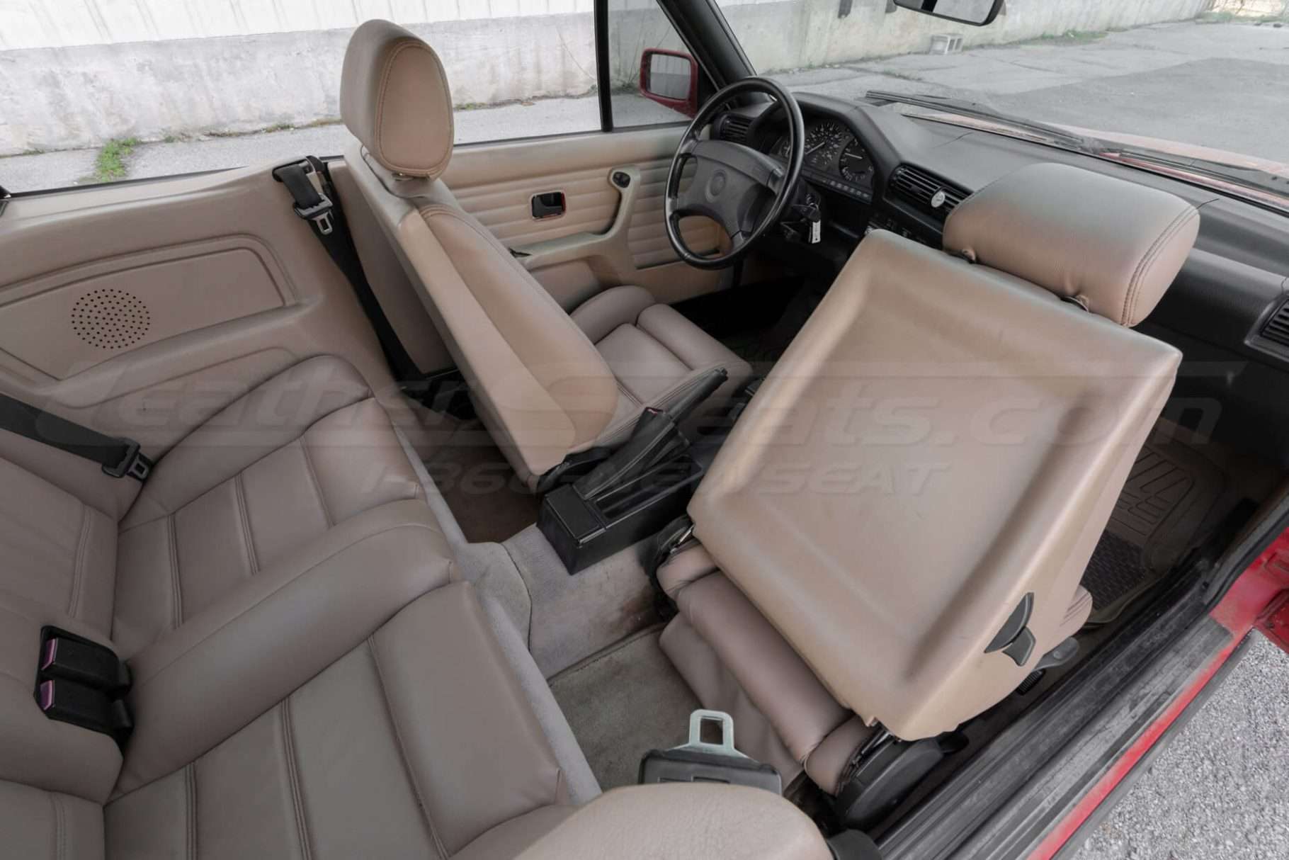 Plastic Back on front seat