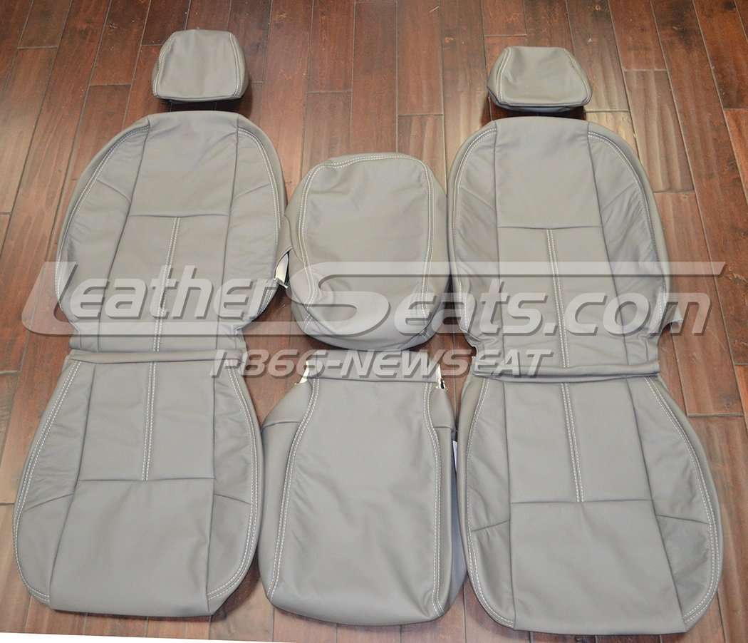 Chevrolet Avalanche leather upholstery kit - light grey - front seat upholstery