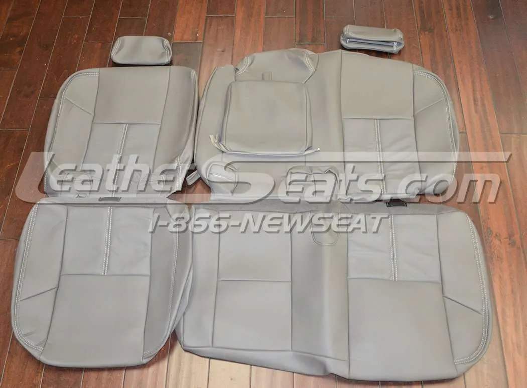 2007-2013 Chevrolet Avalanche leather sea upholstery kit - light grey - rear seat upholstery