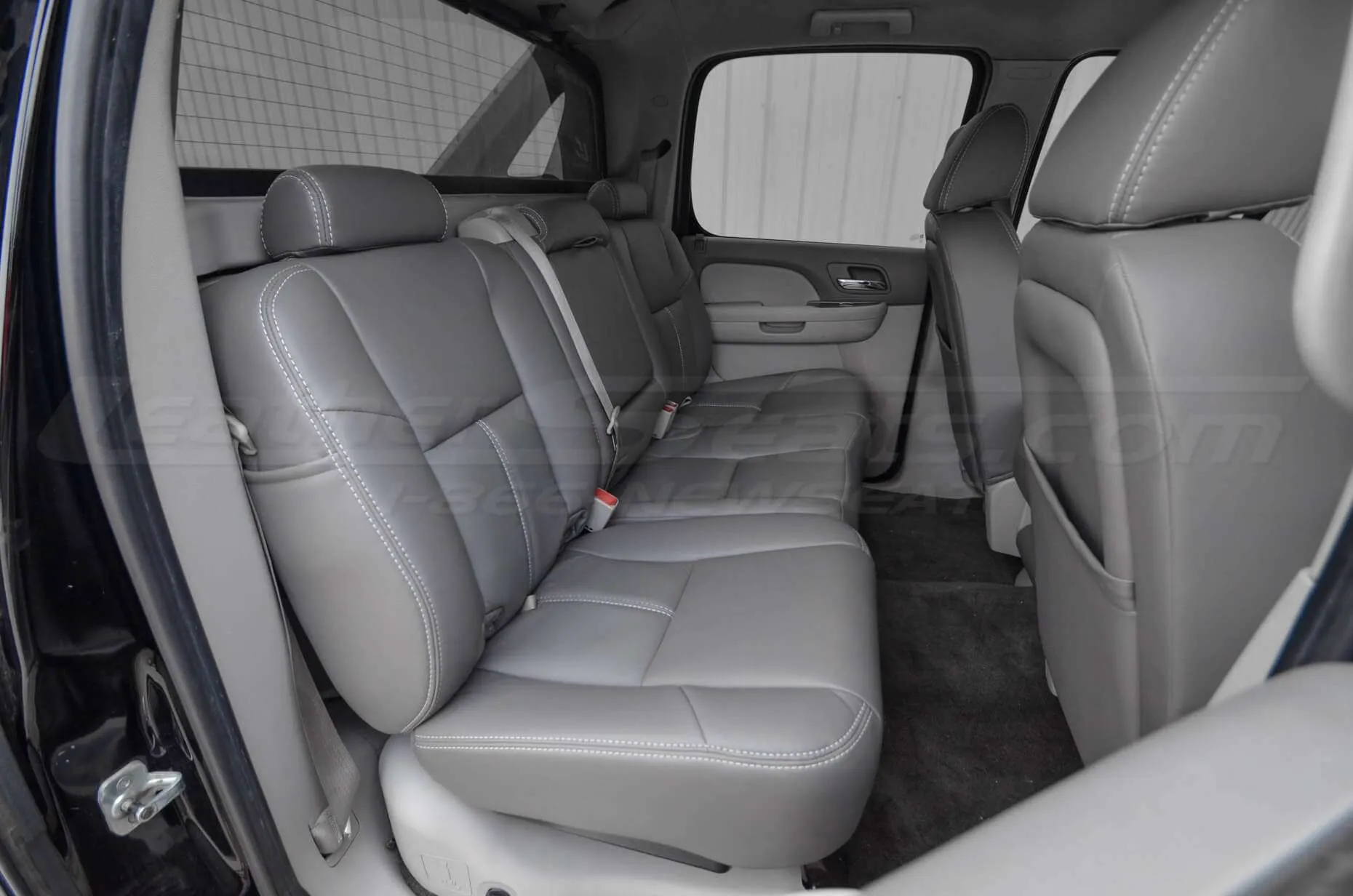 Light Grey Rear Leather Seats for Chevrolet Avalanche