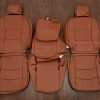 2015 Dodge Ram Crew Cab Leather Seat Upholstery Kit - Mitt Brown - Front seat upholstery in 40/20/40 seat configuration