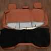 Back view of rear seat upholstery