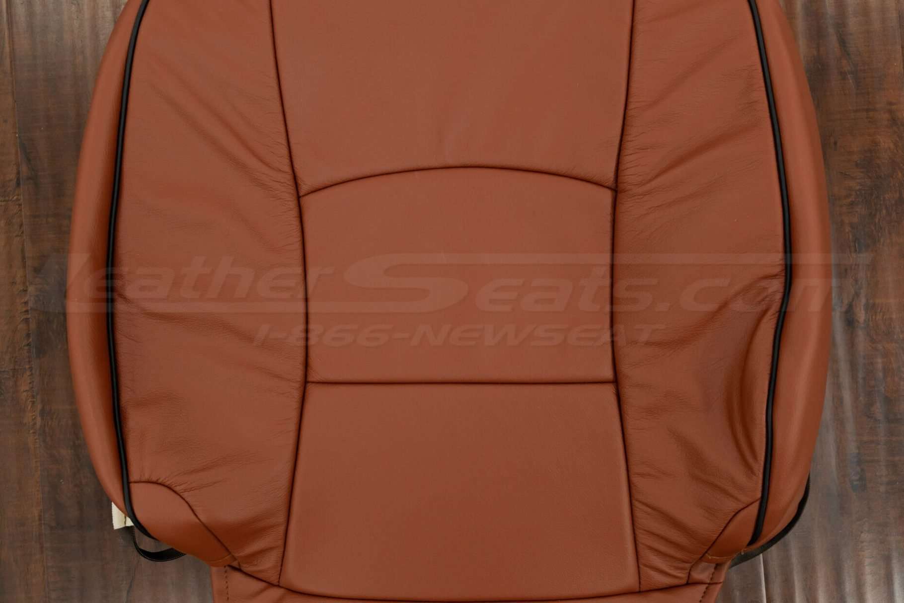 Insert section of backrest upholstery