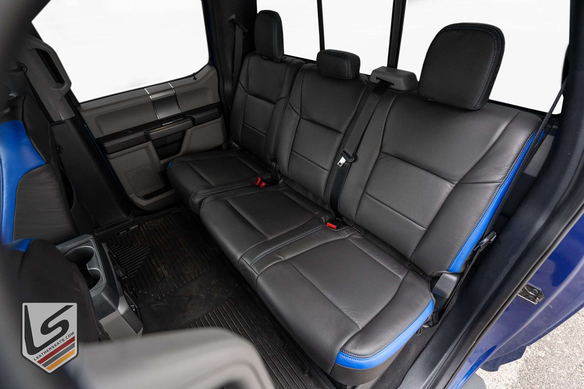 Installed Ford SuperDuty Leather Seats - Rear seats from driver side