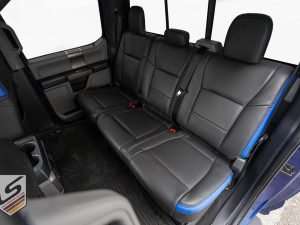 Installed Ford SuperDuty Leather Seats - Rear seats from driver side