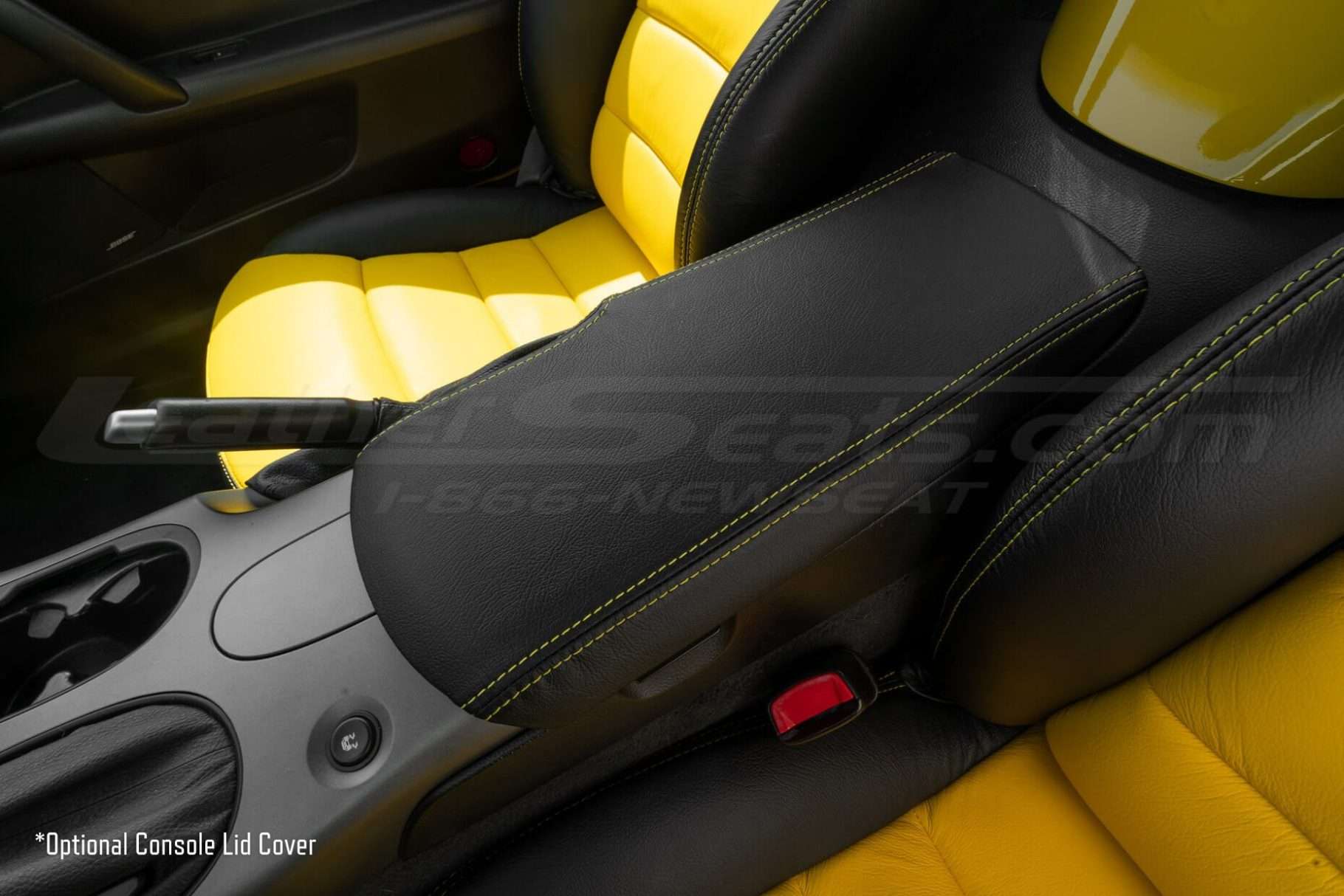 Optional Console Lid Cover for Chevrolet Corvette