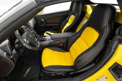 05-11 Chevrolet Corvette Leather Seat Interior Kit Black/Velocity Yellow - Featured Image